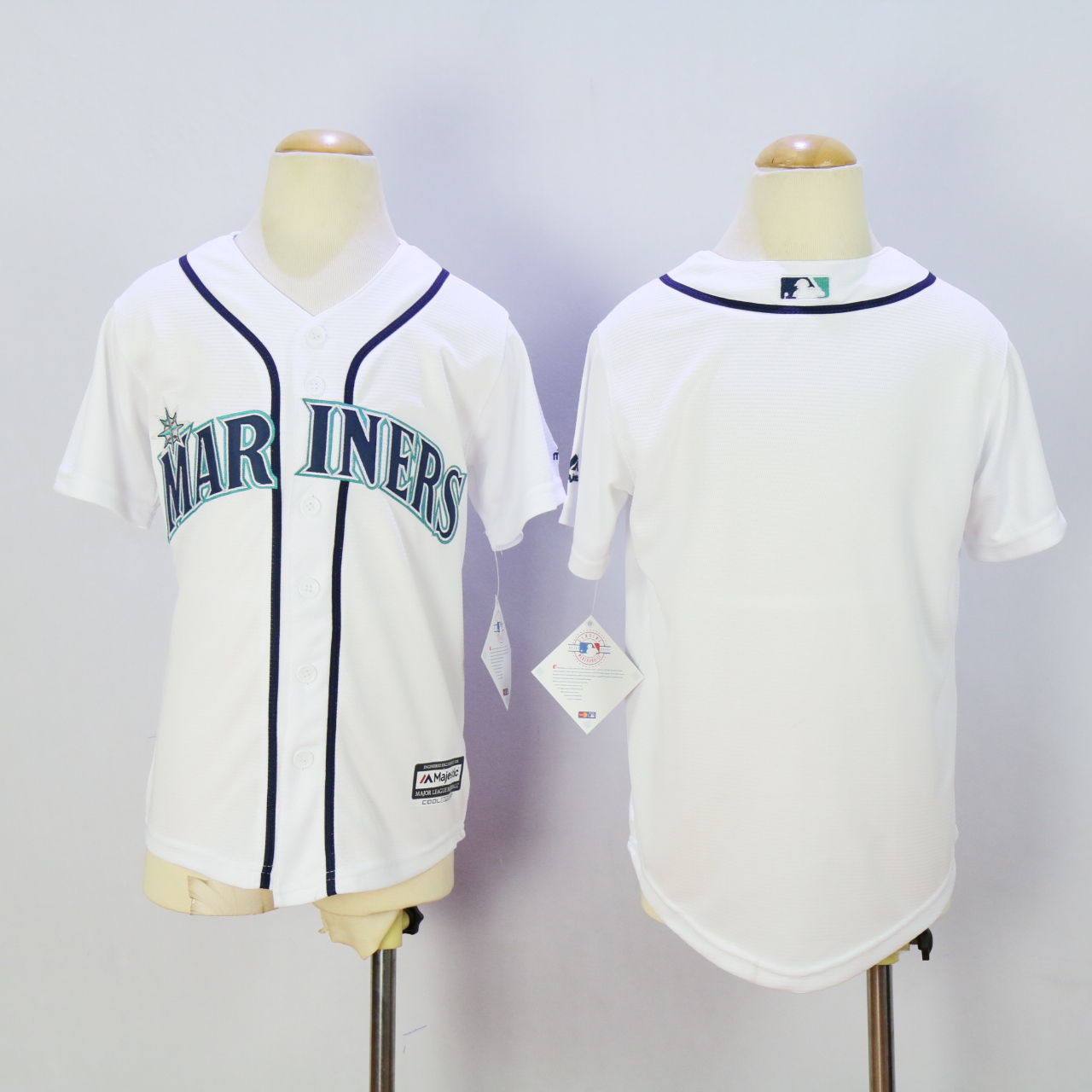 Youth Seattle Mariners Blank White MLB Jerseys